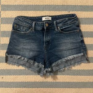 JBD denim jean shorts jorts size small just black denim